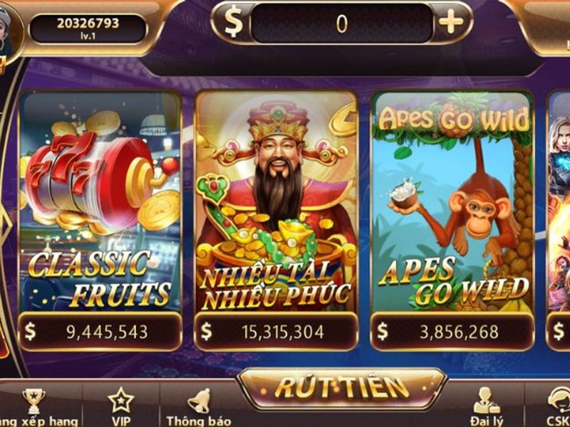 Minh họa luật chơi slot game tại Nohu67